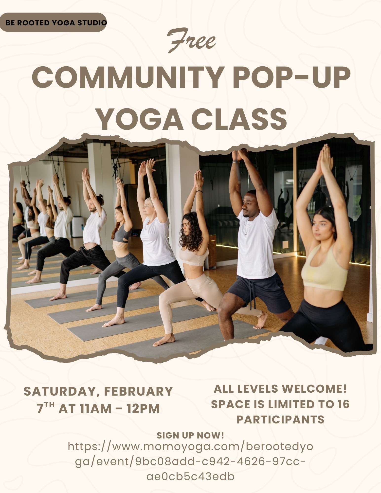 Free Community Pop-up Yoga Class
