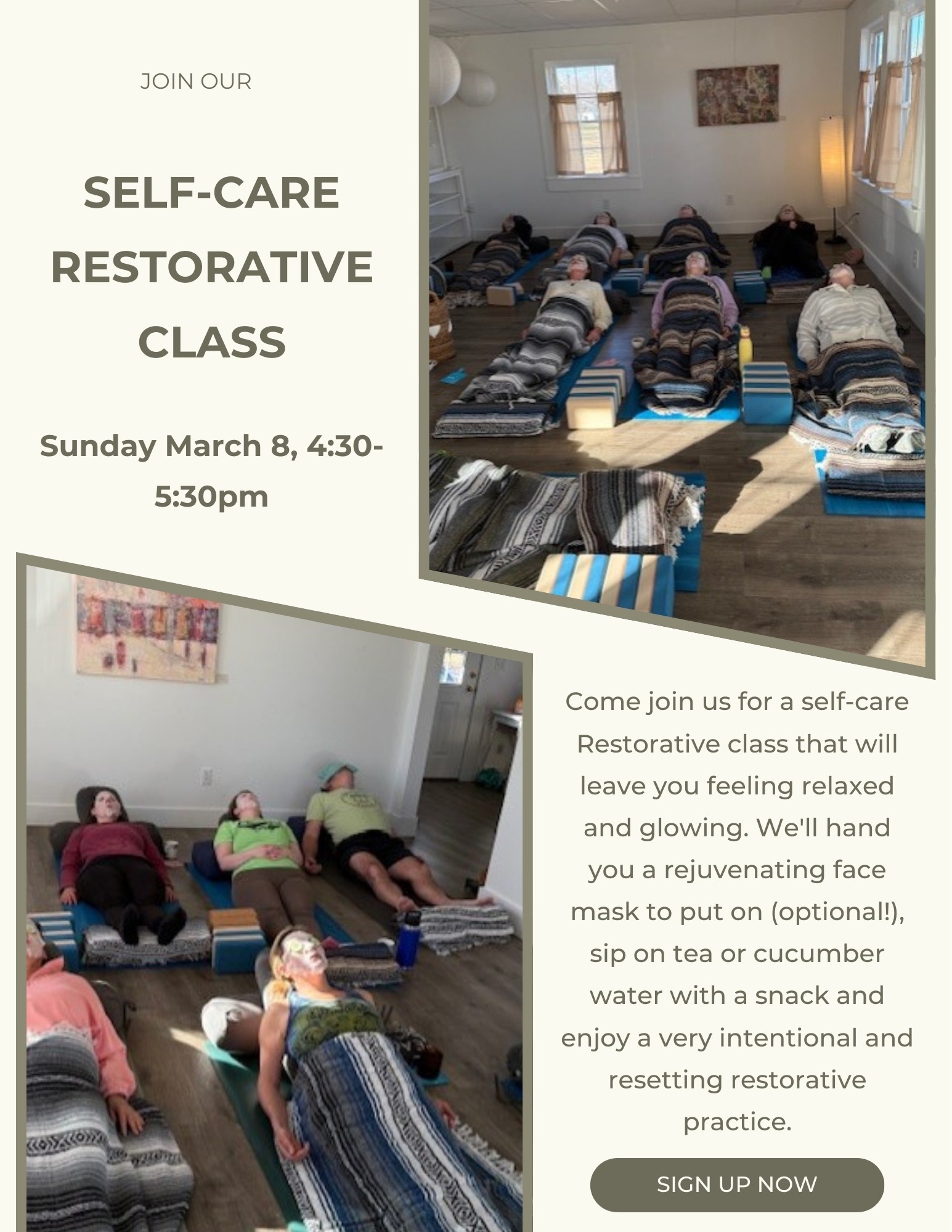 Self Care Restorative Flyer