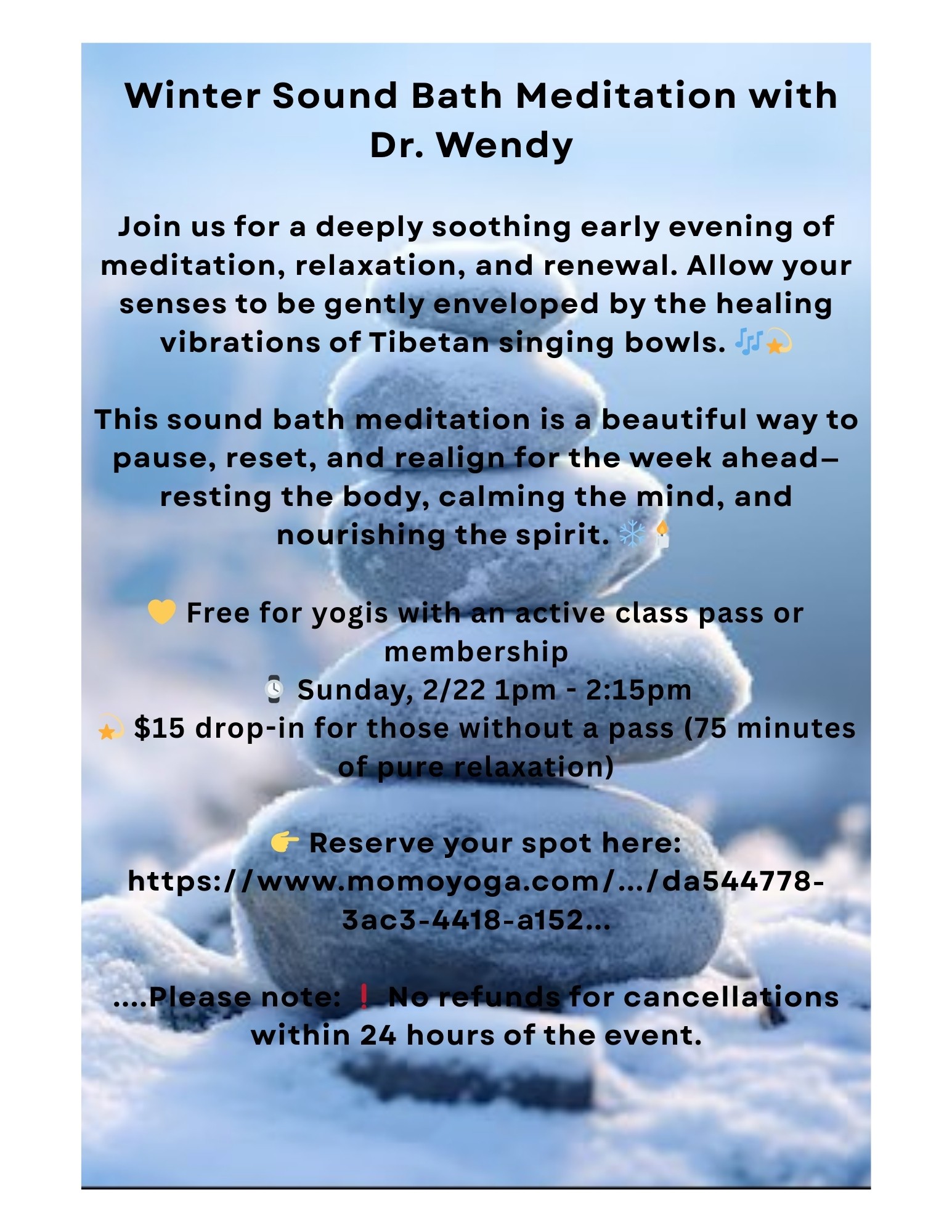 Winter Sound Bath and Meditation 2.10