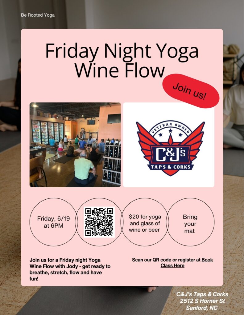 Friday Night Yoga Wine Flow